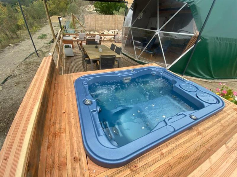 Villa Bulle De L'Escale Coconing Avec Jacuzzi Privatif Durban-Corbieres Esterno foto